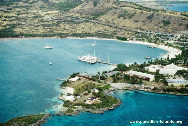 Aerial Photograph Mamora Bay Antigua