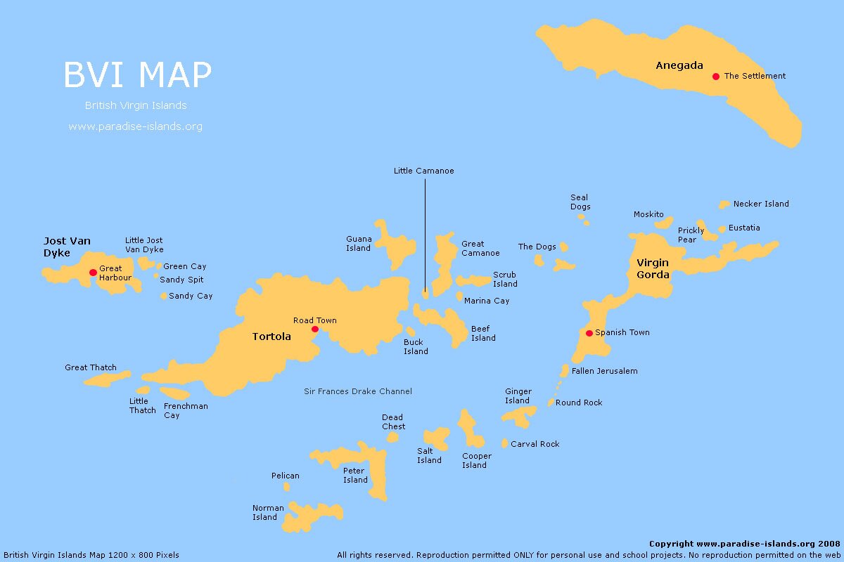 Bvi Sailing Chart