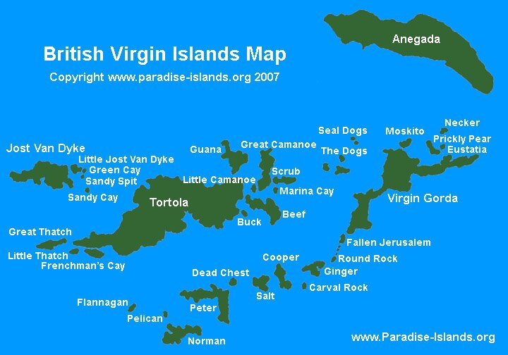 Download this British Virgin Islands Map picture