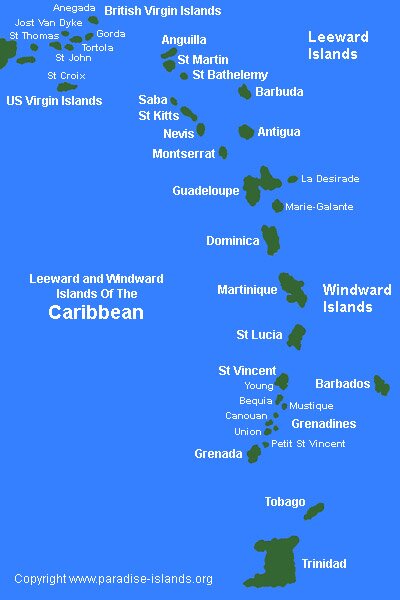 guadeloupe island map. Caribbean Islands | The