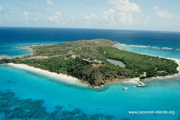 Aerial Photograph Necker Island