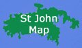 Map of St John USVI