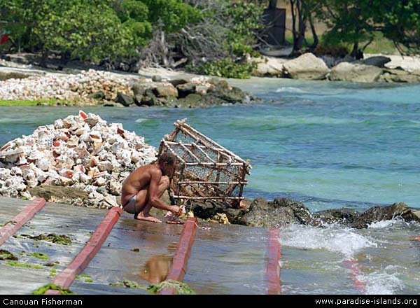 Local fisherman on Canouan island