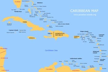 Caribbean Map