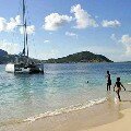 Sailing in Mustique