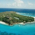 Aerial photo of Necker Island