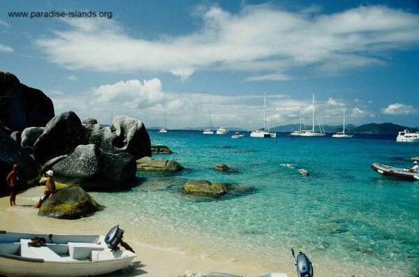 Beach at The Baths, Virgin Gorda
